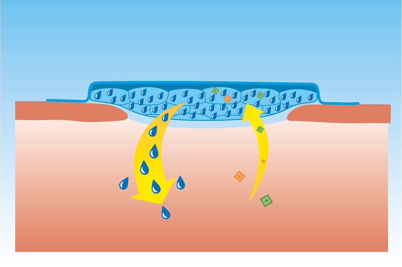 HydroTac Transparent - fungování produktu 1