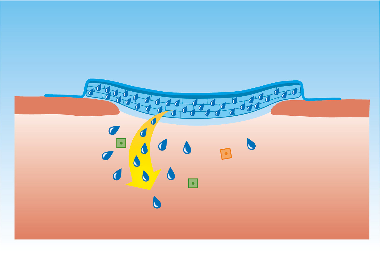 HydroTac Transparent - fungování produktu 2