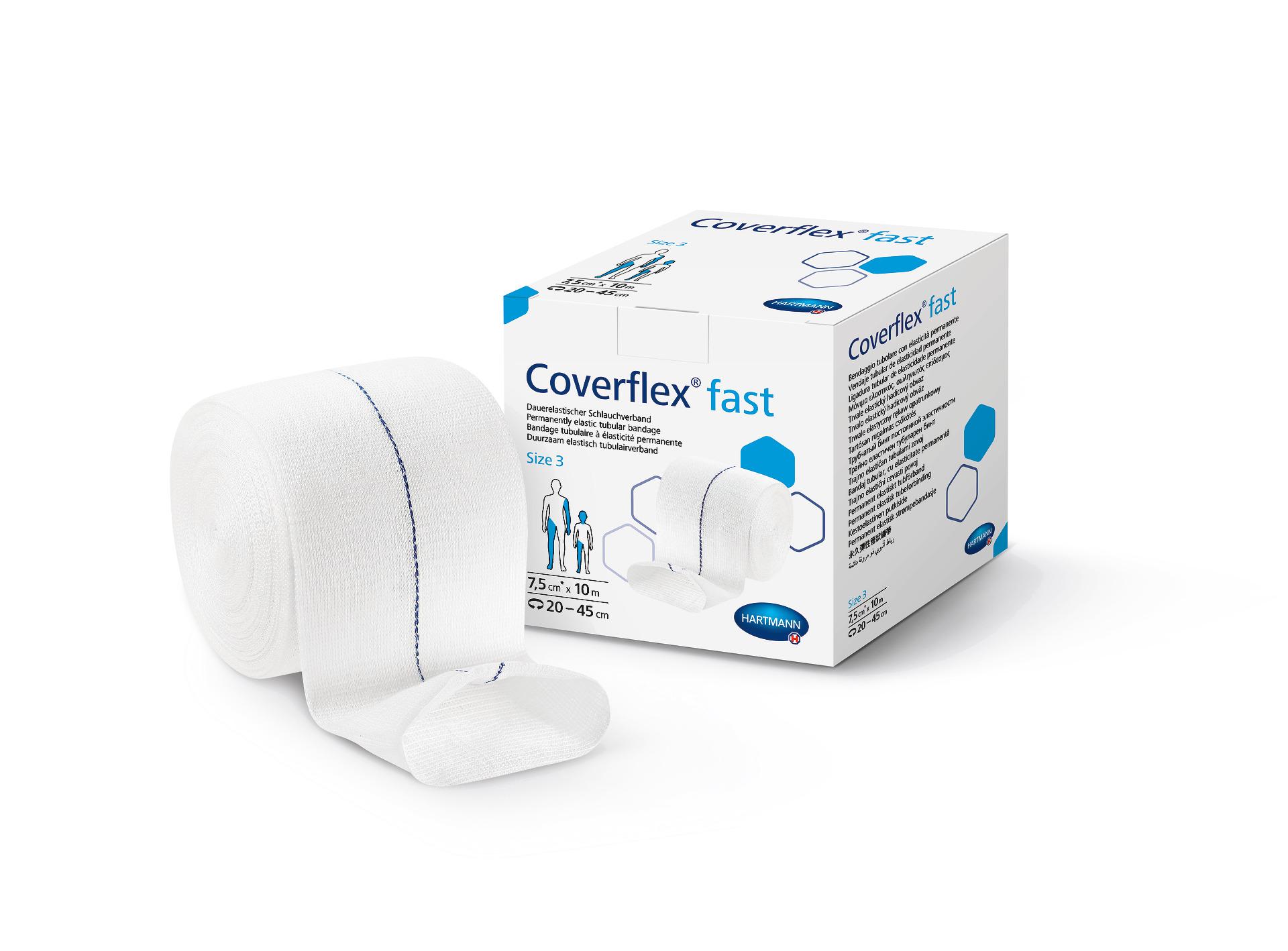 Coverflex Fast balení a produkt Hartmann