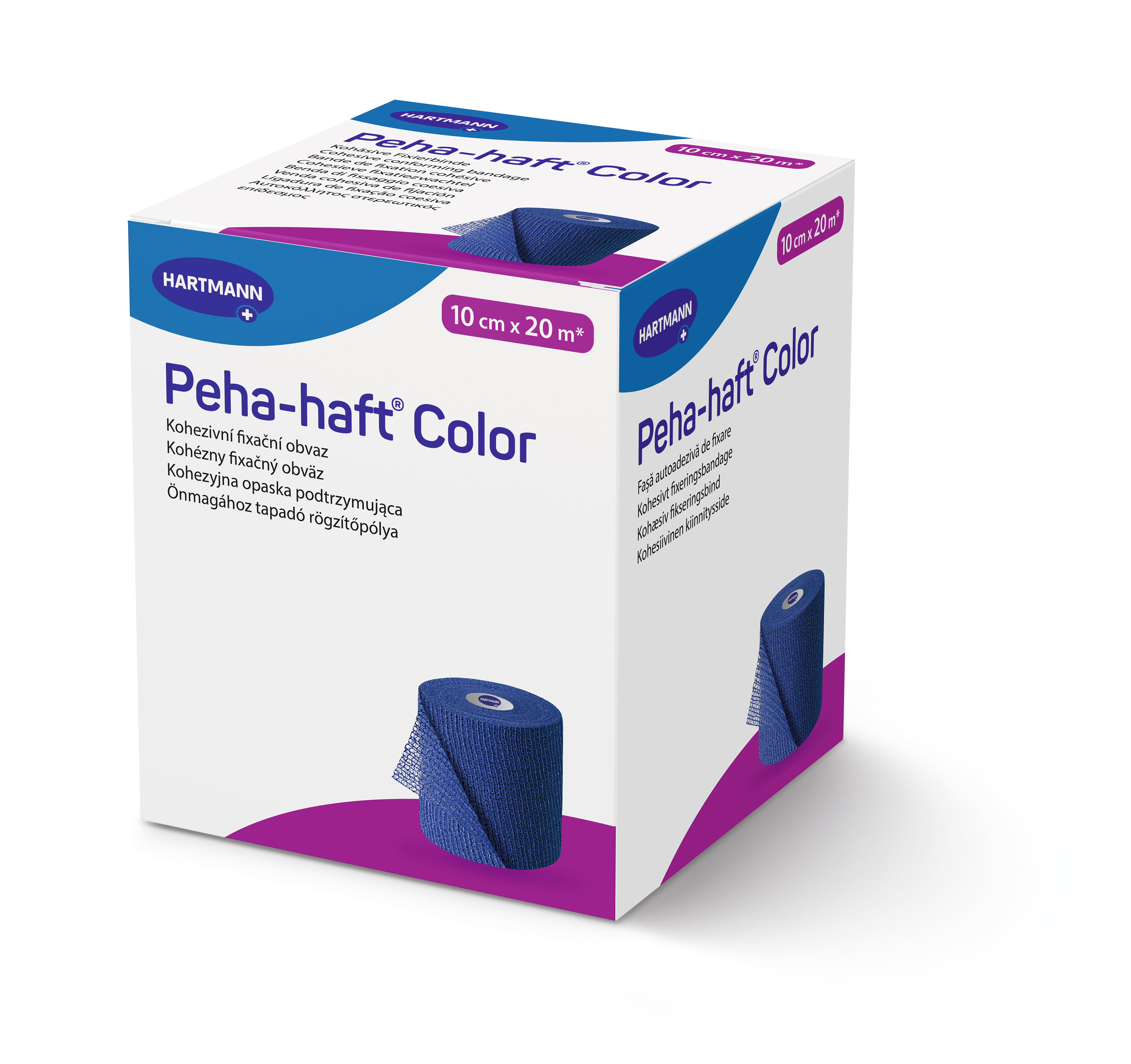 Elastické samodržící fixační obinadlo Peha Haft color produkt Hartmann